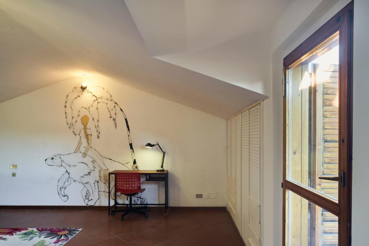 Appartamento Little Brick House On Siena Hills With Balconies Esterno foto