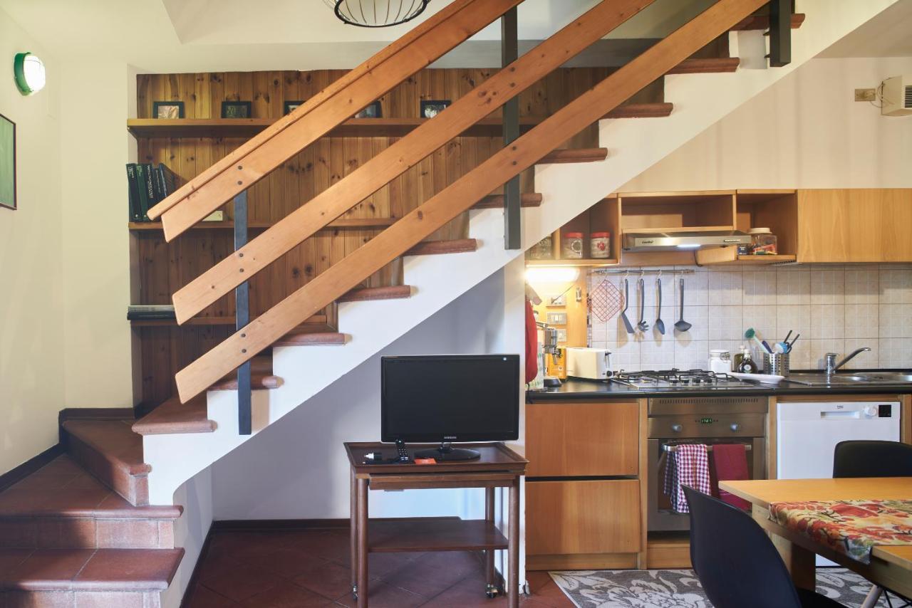 Appartamento Little Brick House On Siena Hills With Balconies Esterno foto
